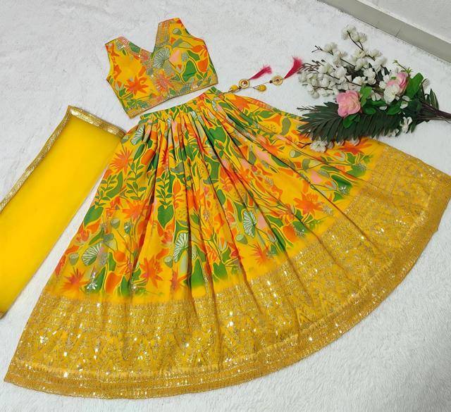 Trending Sequins Embroidered Georgette Kids clothing suppliers in Kolkata
